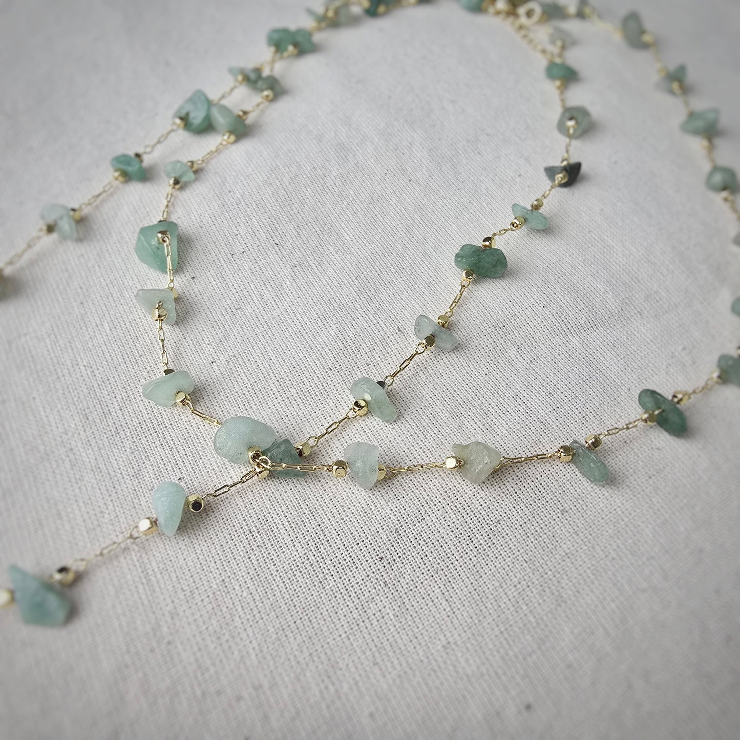 Aventurine Long Beaded Necklace