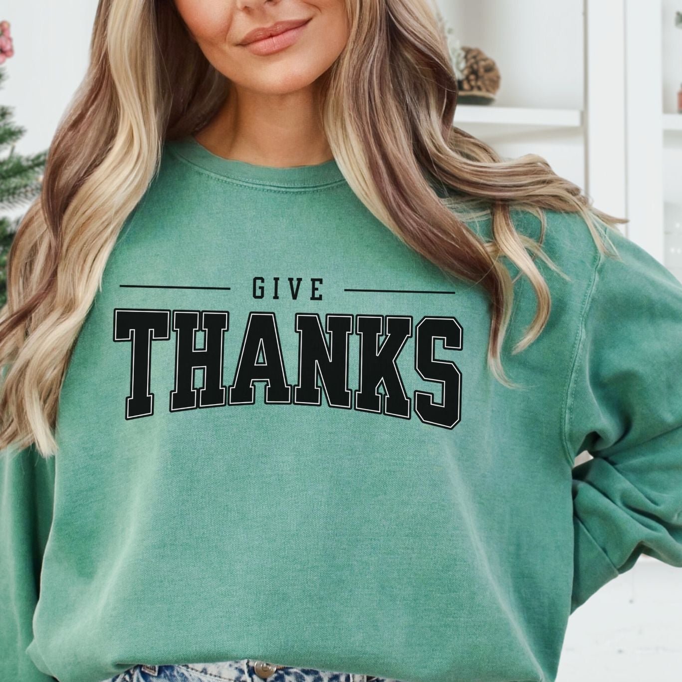 Give Thanks Mascot Sweatshirt