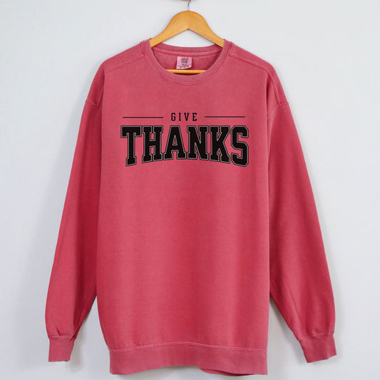 Give Thanks Mascot Sweatshirt