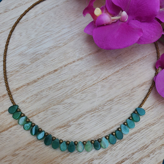 Serenity Green Onyx Necklace