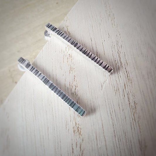 Long Birch Bark Studs